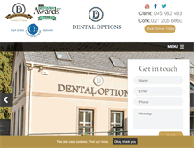 Tablet Screenshot of dentaloptions.ie